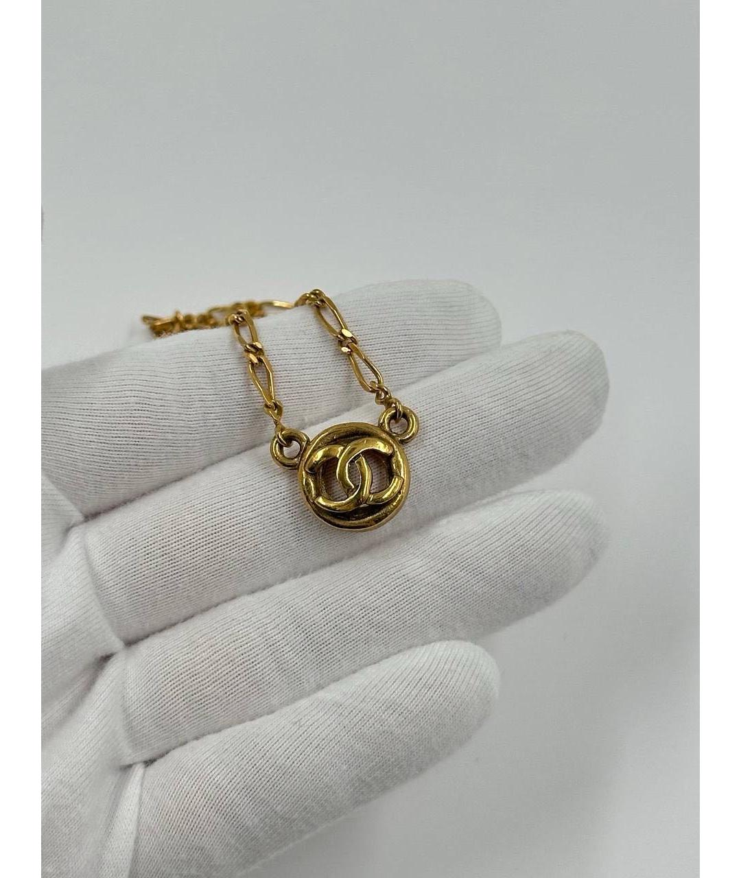 CHANEL Золотая позолоченная подвеска, фото 4