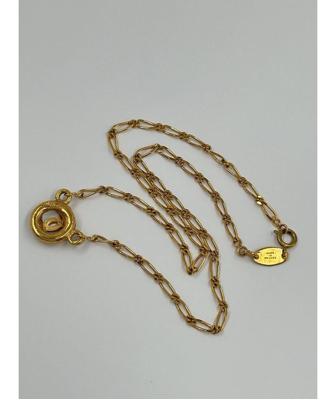 CHANEL Золотая позолоченная подвеска, фото 5