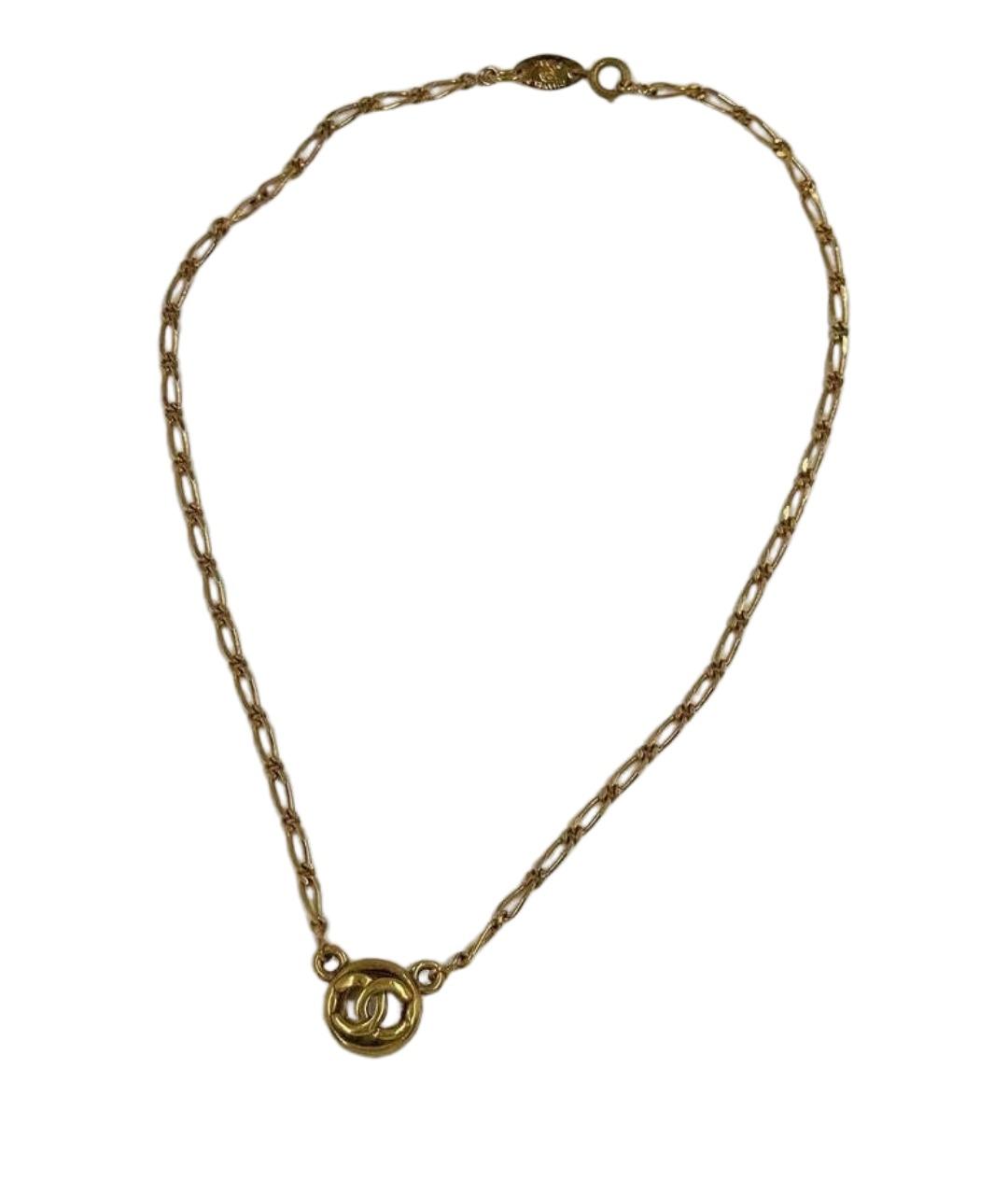 CHANEL Золотая позолоченная подвеска, фото 1