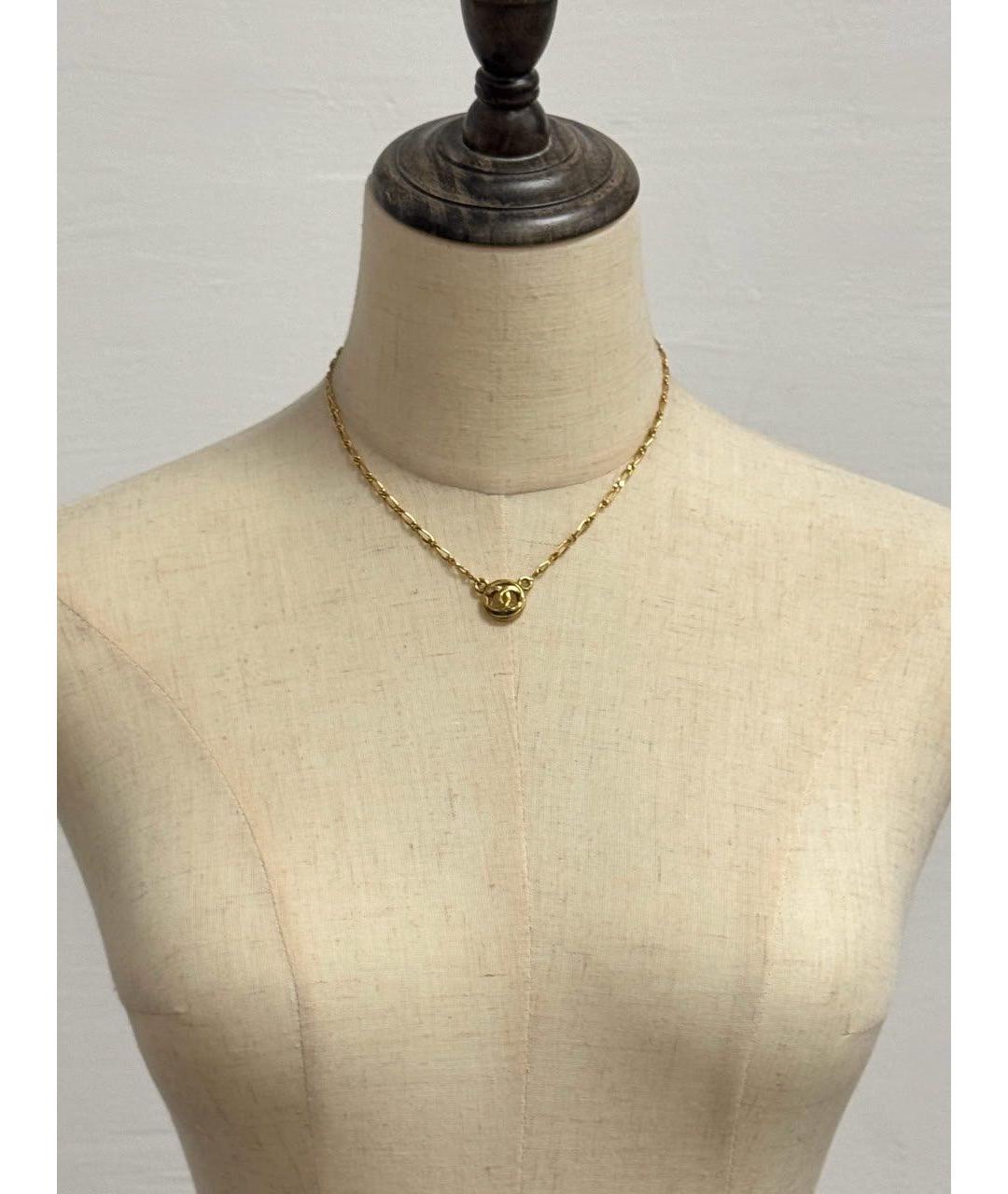 CHANEL Золотая позолоченная подвеска, фото 8