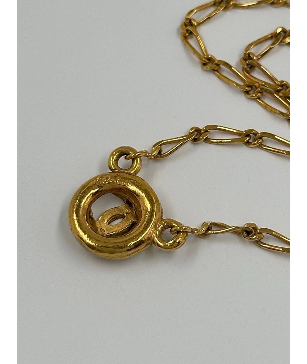 CHANEL Золотая позолоченная подвеска, фото 7