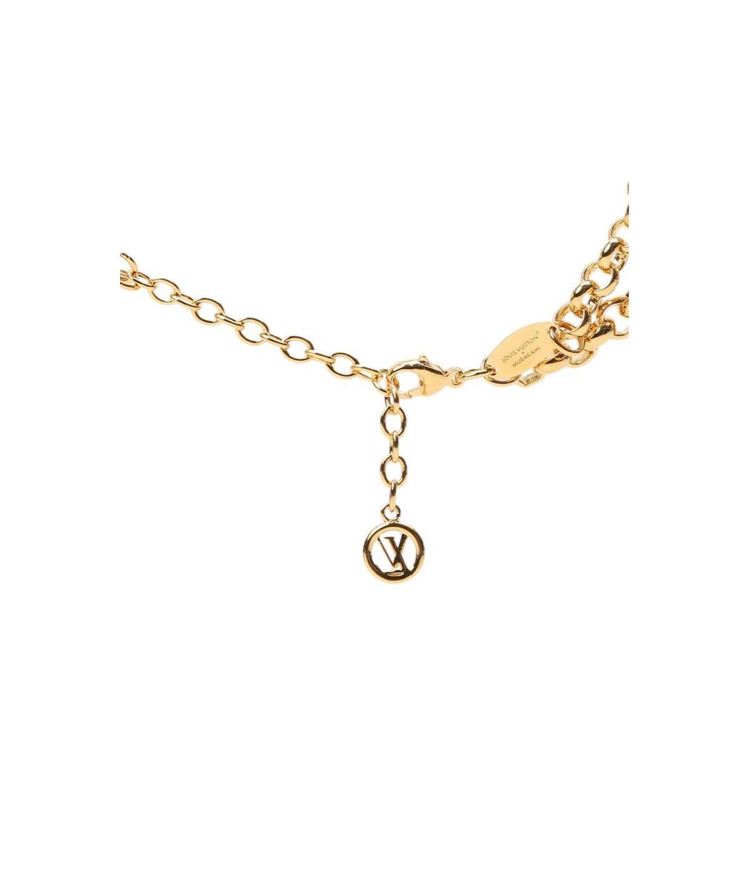 LOUIS VUITTON Золотое колье, фото 3