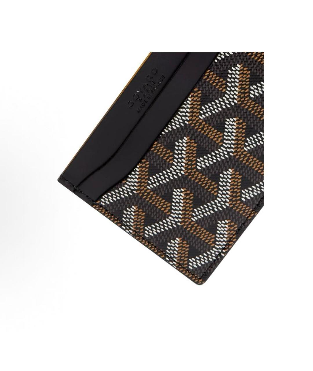 GOYARD Коричневый кожаный кардхолдер, фото 2