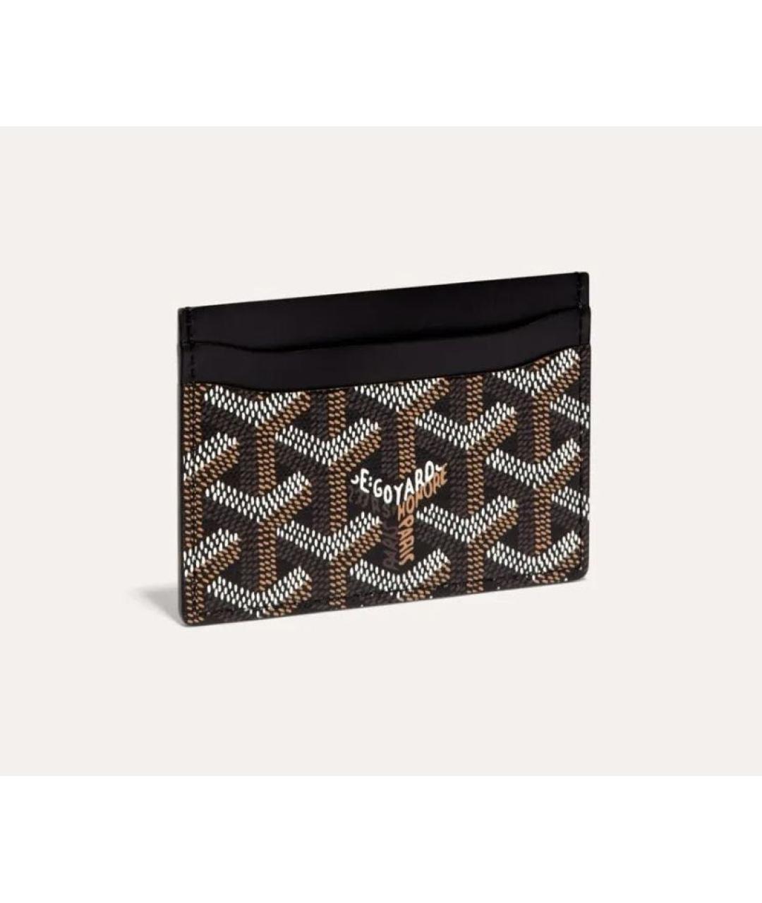 GOYARD Коричневый кожаный кардхолдер, фото 4