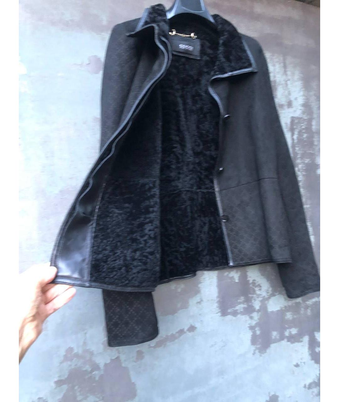 GUCCI Антрацитовая замшевая дубленка, фото 4