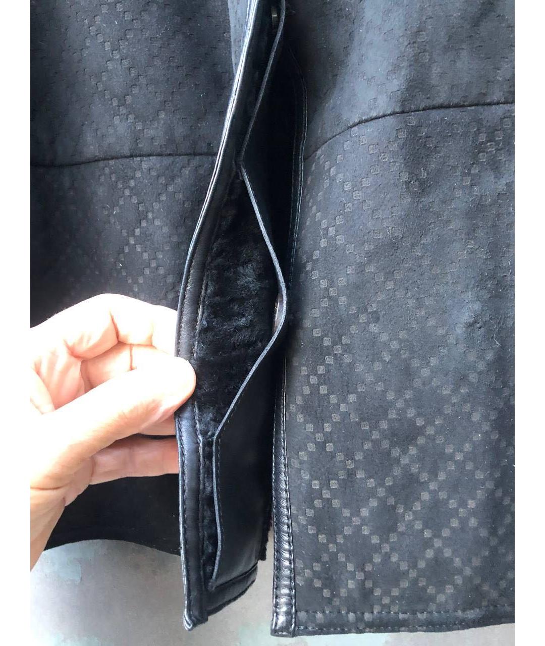 GUCCI Антрацитовая замшевая дубленка, фото 7