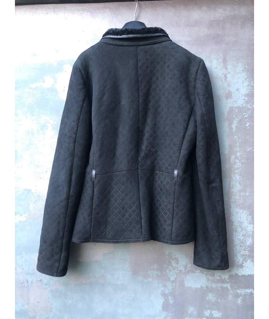 GUCCI Антрацитовая замшевая дубленка, фото 3