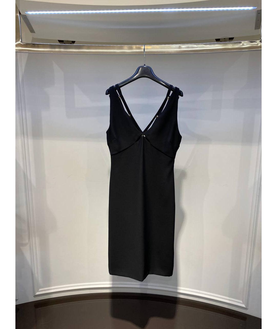 ROBERTO CAVALLI Черное полиэстеровое вечернее платье, фото 3