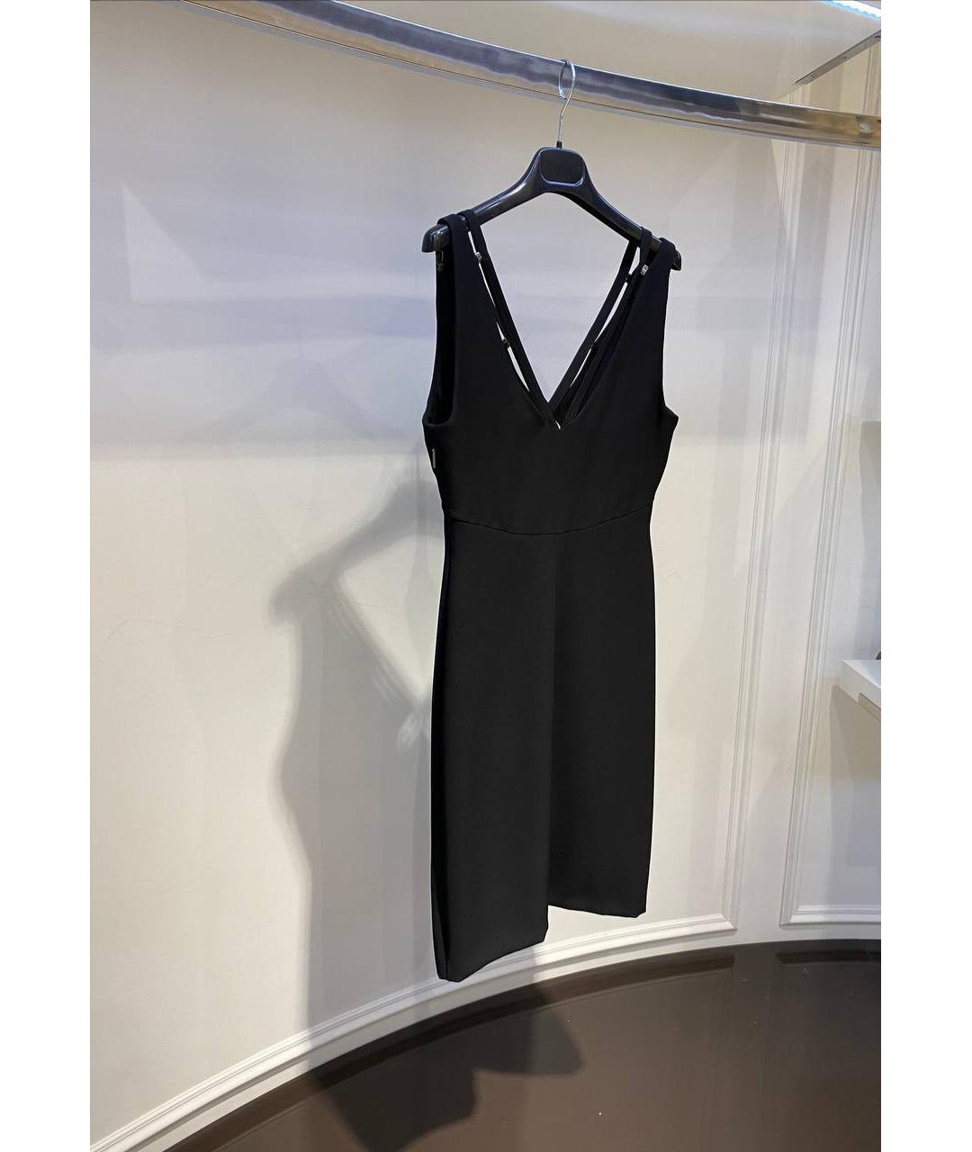 ROBERTO CAVALLI Черное полиэстеровое вечернее платье, фото 2