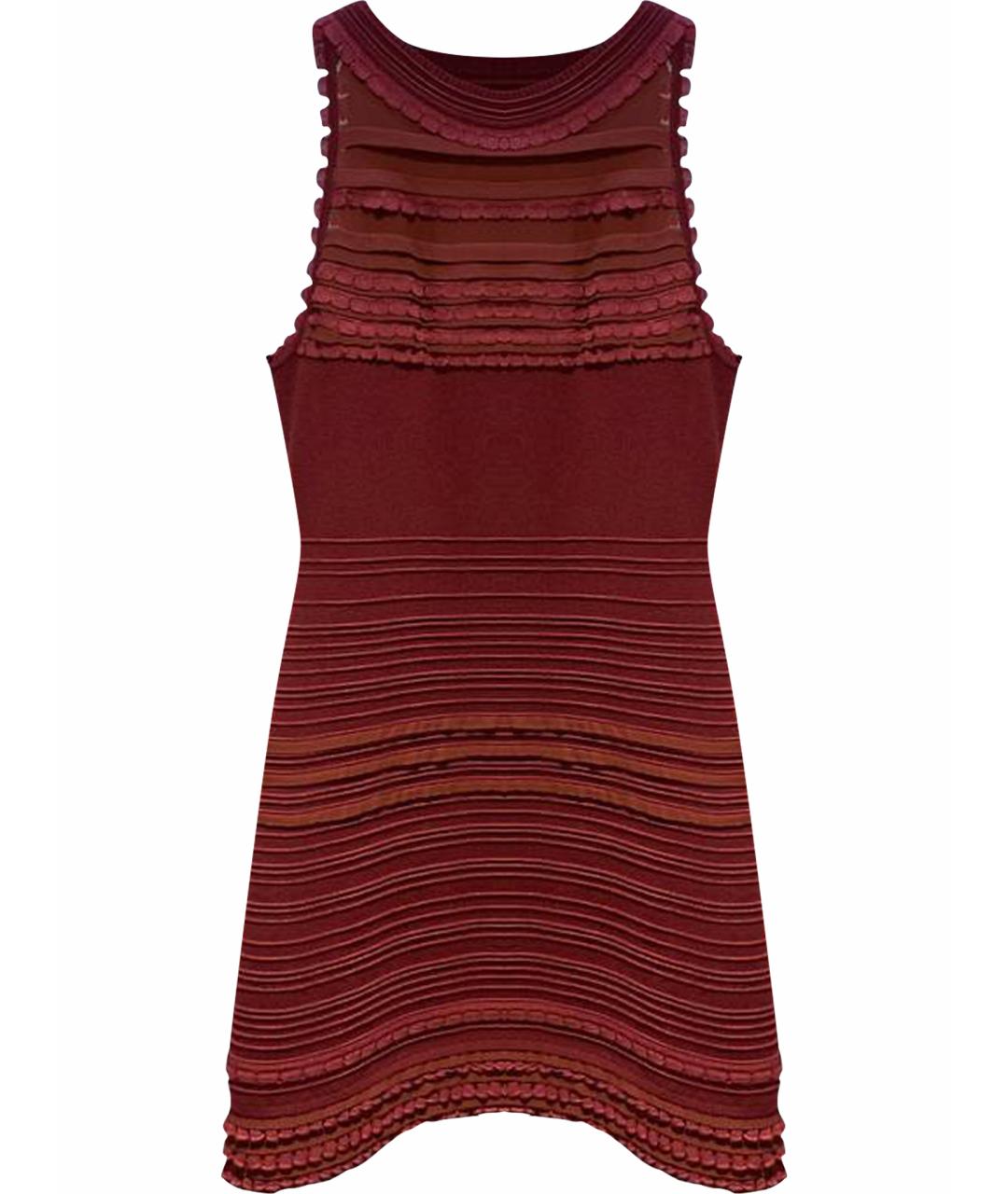 ROBERTO CAVALLI Красное шерстяное платье, фото 1