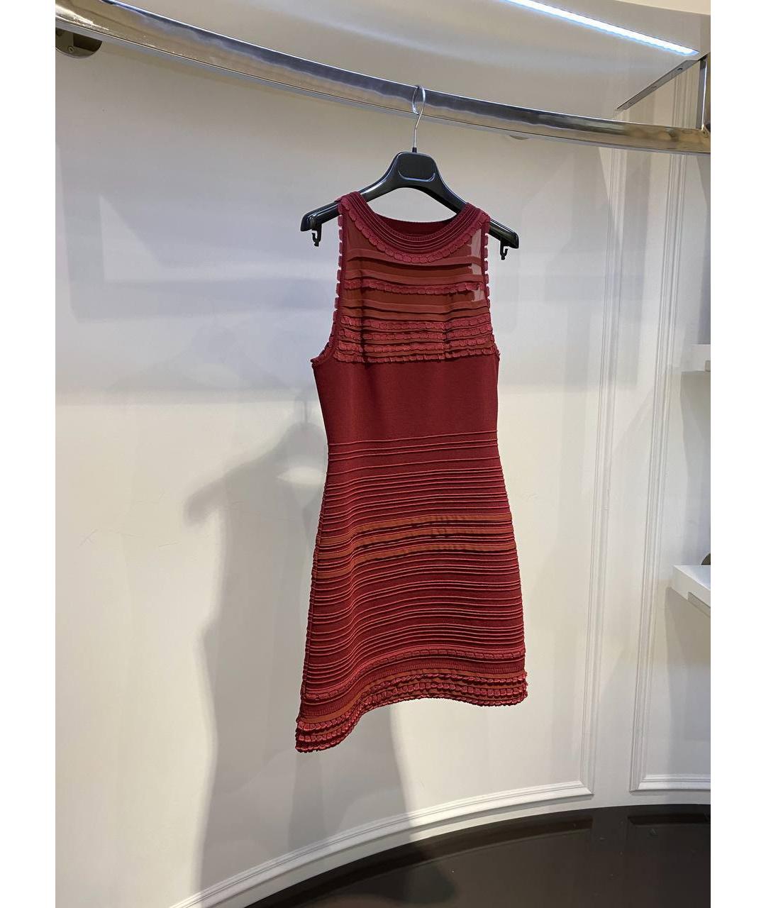 ROBERTO CAVALLI Красное шерстяное платье, фото 2