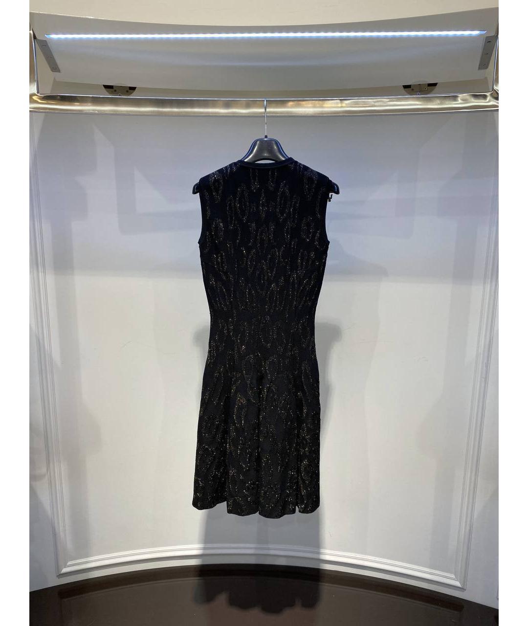 ROBERTO CAVALLI Черное шерстяное вечернее платье, фото 3