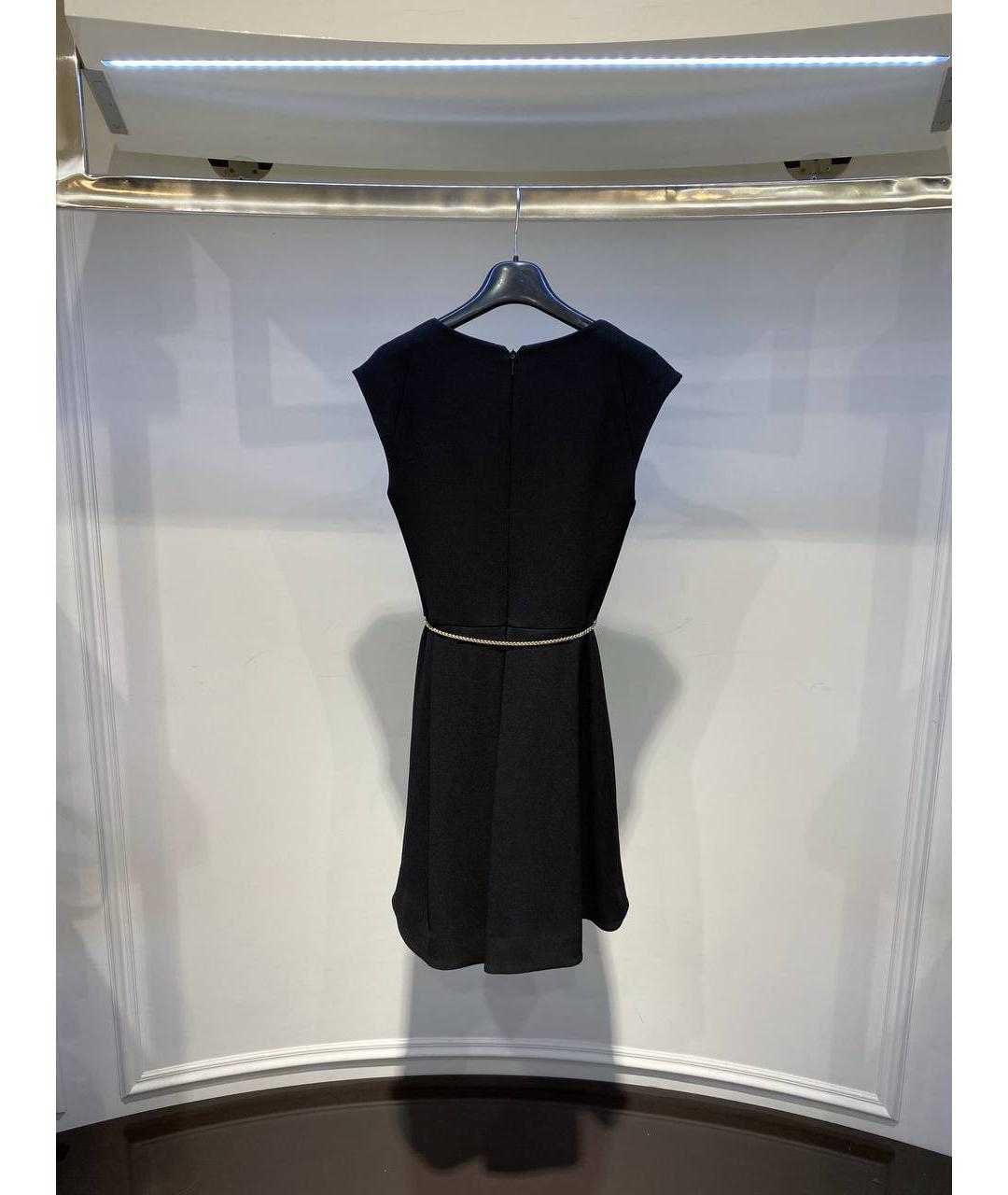 ROBERTO CAVALLI Черное шерстяное вечернее платье, фото 3