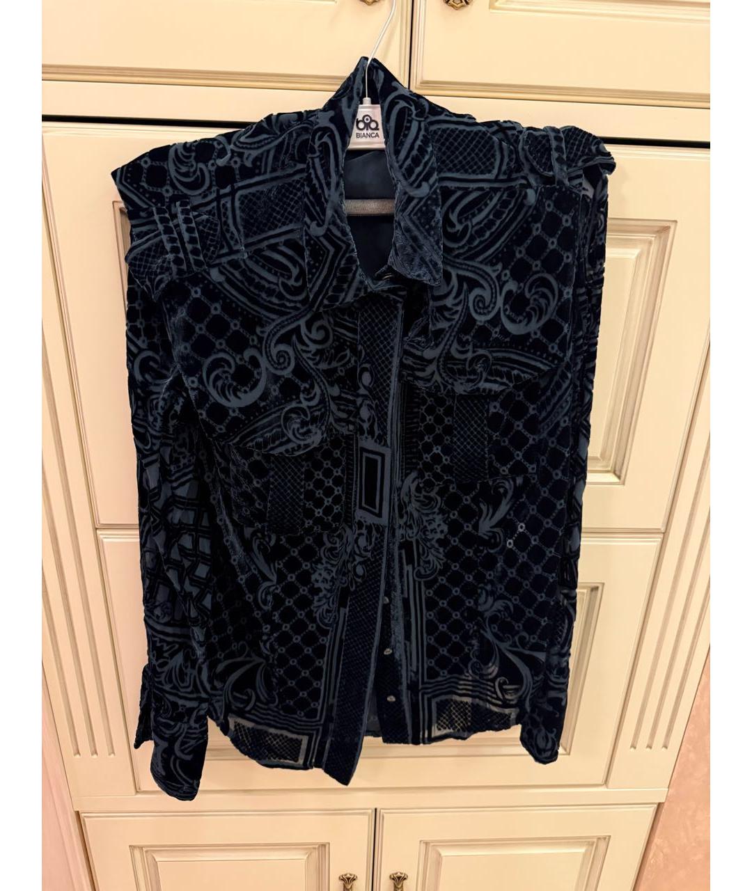 BALMAIN Зеленая вискозная рубашка, фото 7