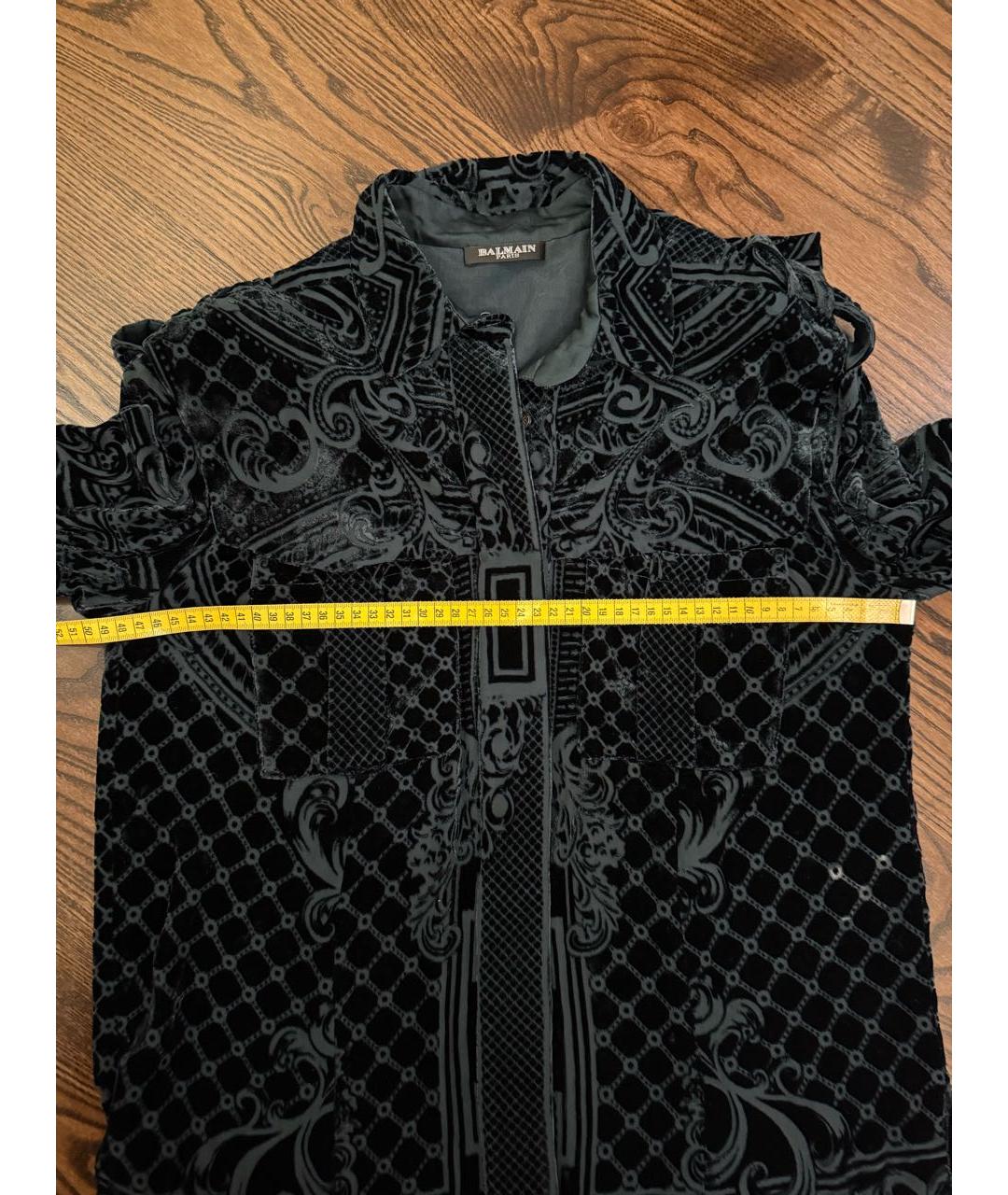 BALMAIN Зеленая вискозная рубашка, фото 5