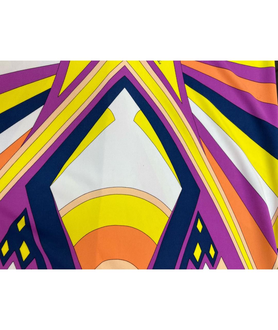 EMILIO PUCCI Мульти хлопковое платье, фото 6