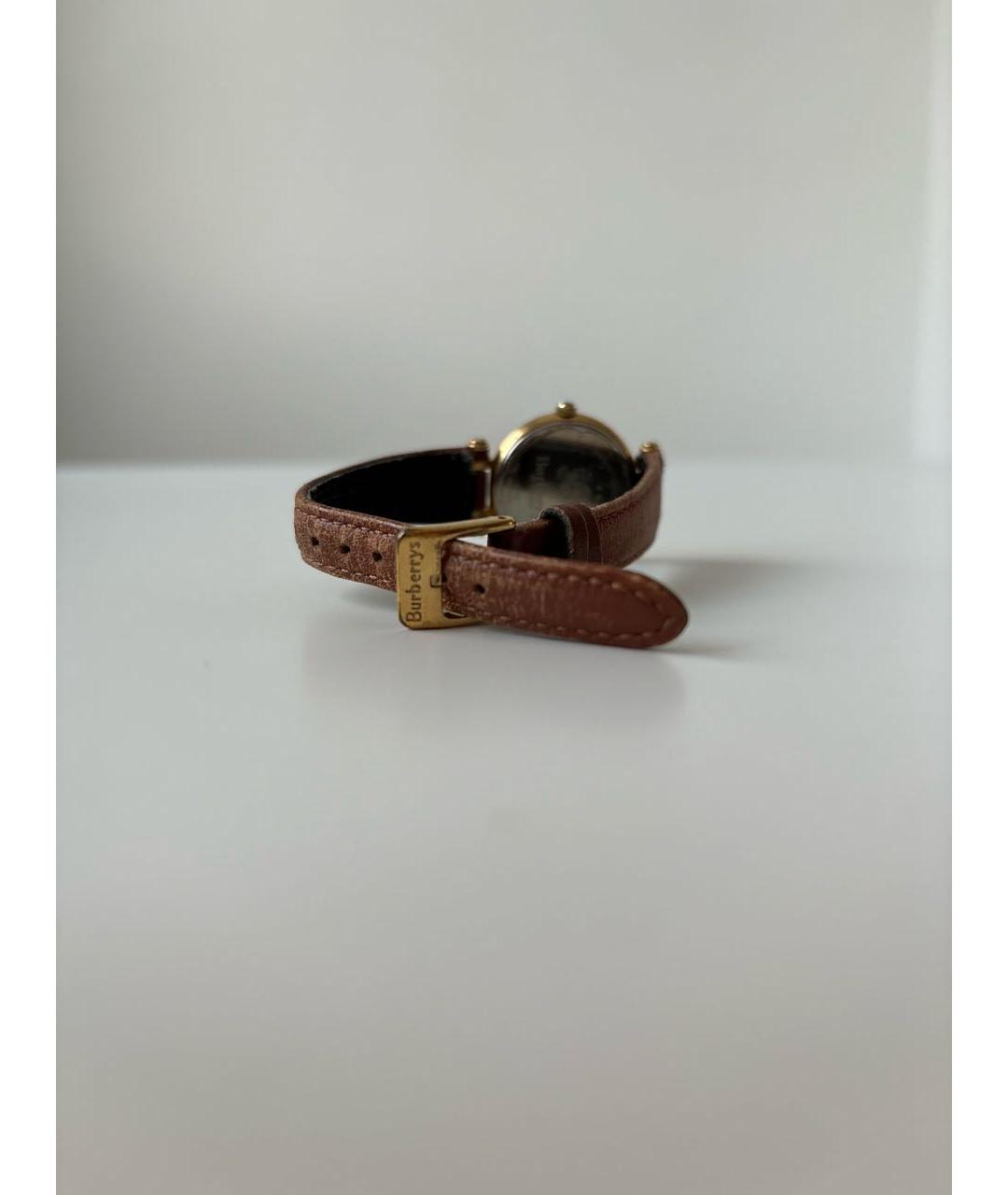 BURBERRY Коричневые стальные часы, фото 4