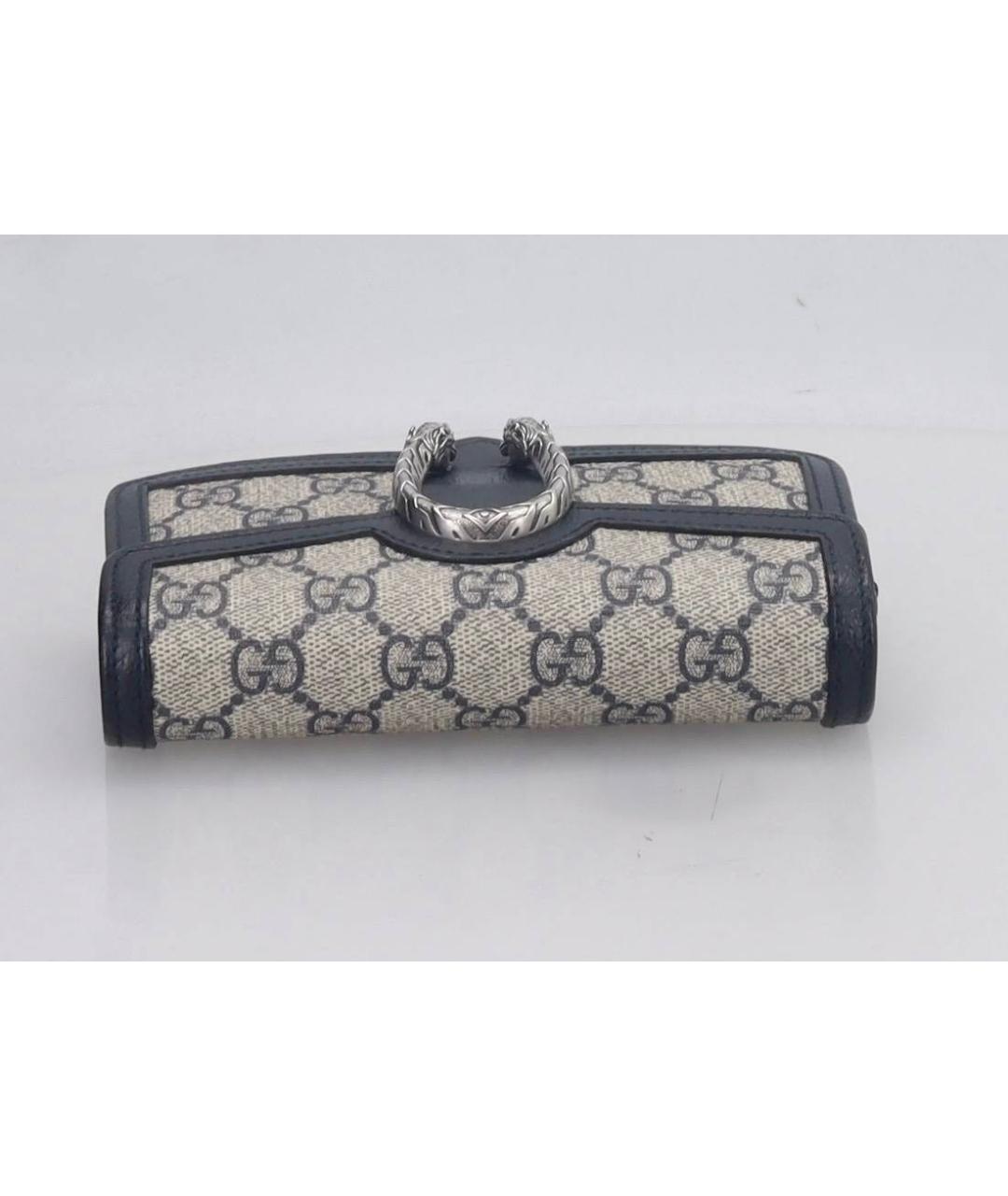 GUCCI Черная кожаная сумка через плечо, фото 6