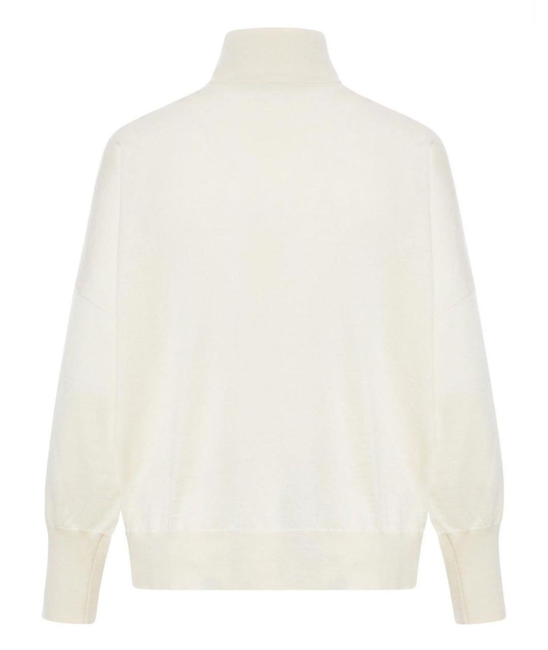 BRUNELLO CUCINELLI Бежевый кашемировый джемпер / свитер, фото 2