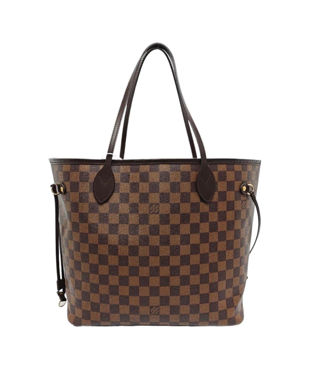 LOUIS VUITTON Коричневая сумка с короткими ручками, фото 4