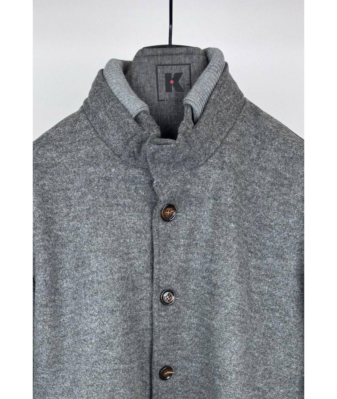 KIRED Серый хлопковый кардиган, фото 2