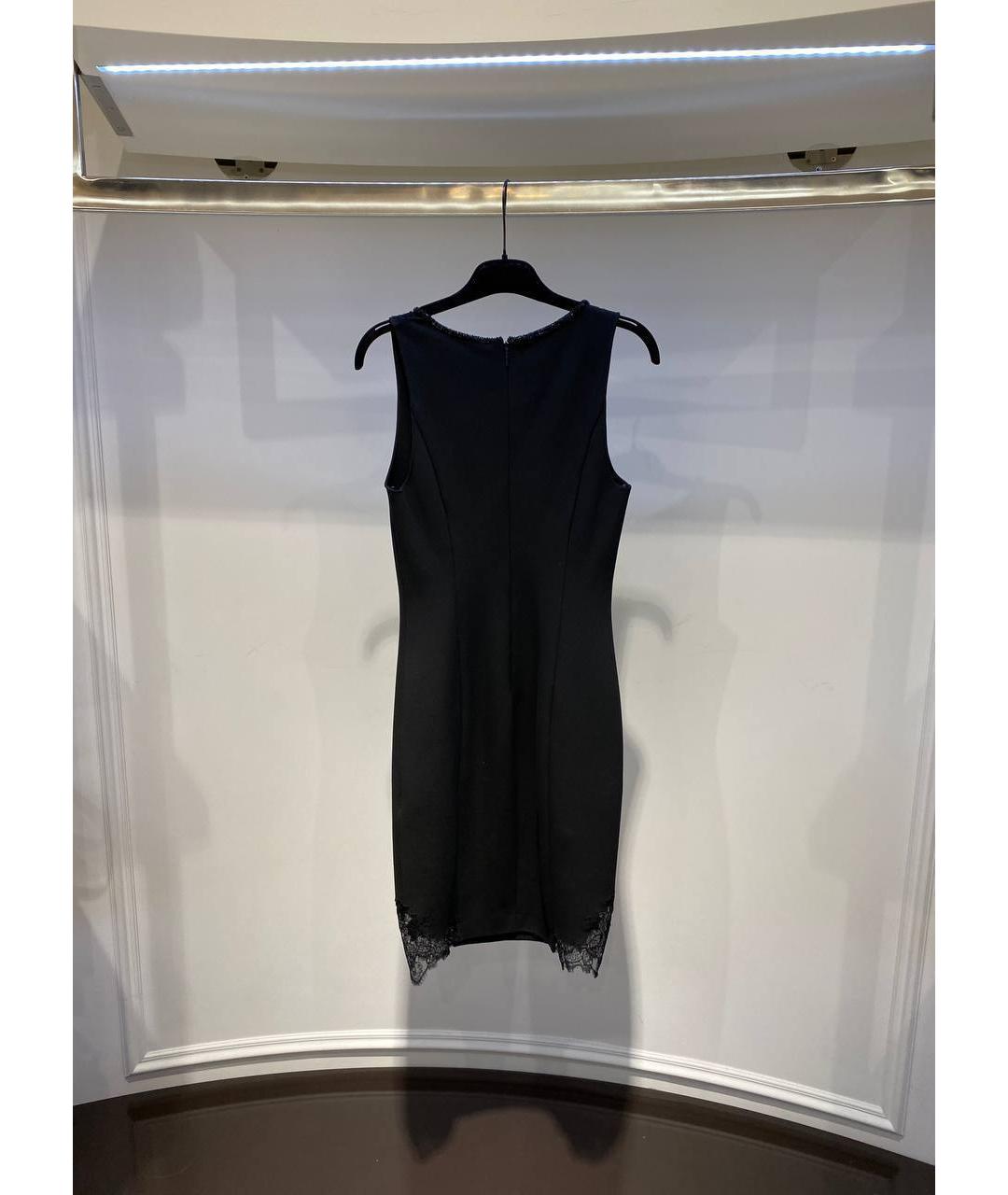 ROBERTO CAVALLI Черное вискозное вечернее платье, фото 3