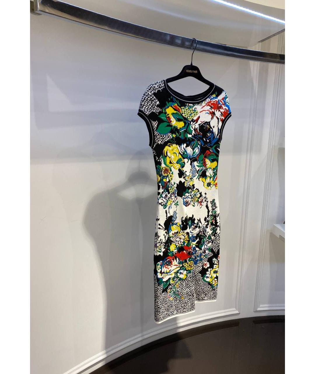 ROBERTO CAVALLI Мульти вискозное платье, фото 2