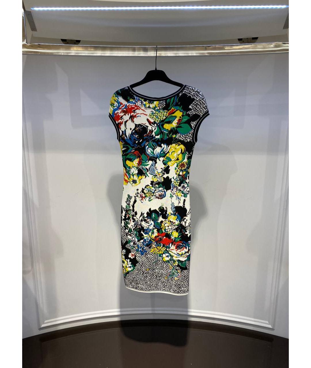 ROBERTO CAVALLI Мульти вискозное платье, фото 3