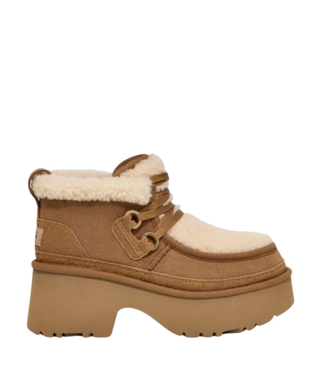 UGG AUSTRALIA Коричневые замшевые ботинки, фото 1