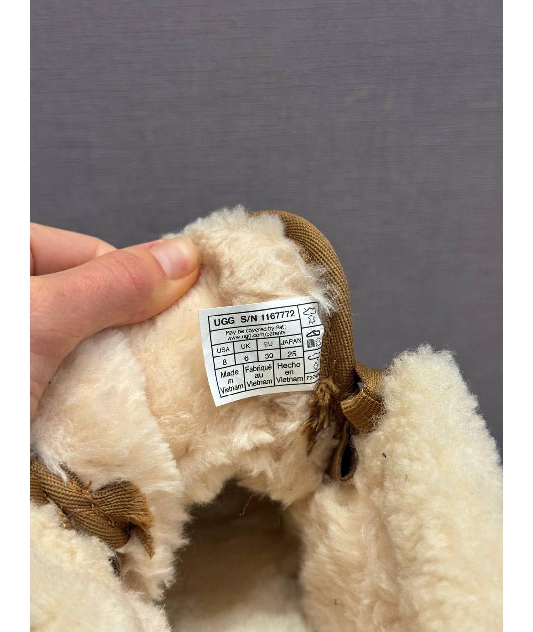 UGG AUSTRALIA Коричневые замшевые ботинки, фото 5