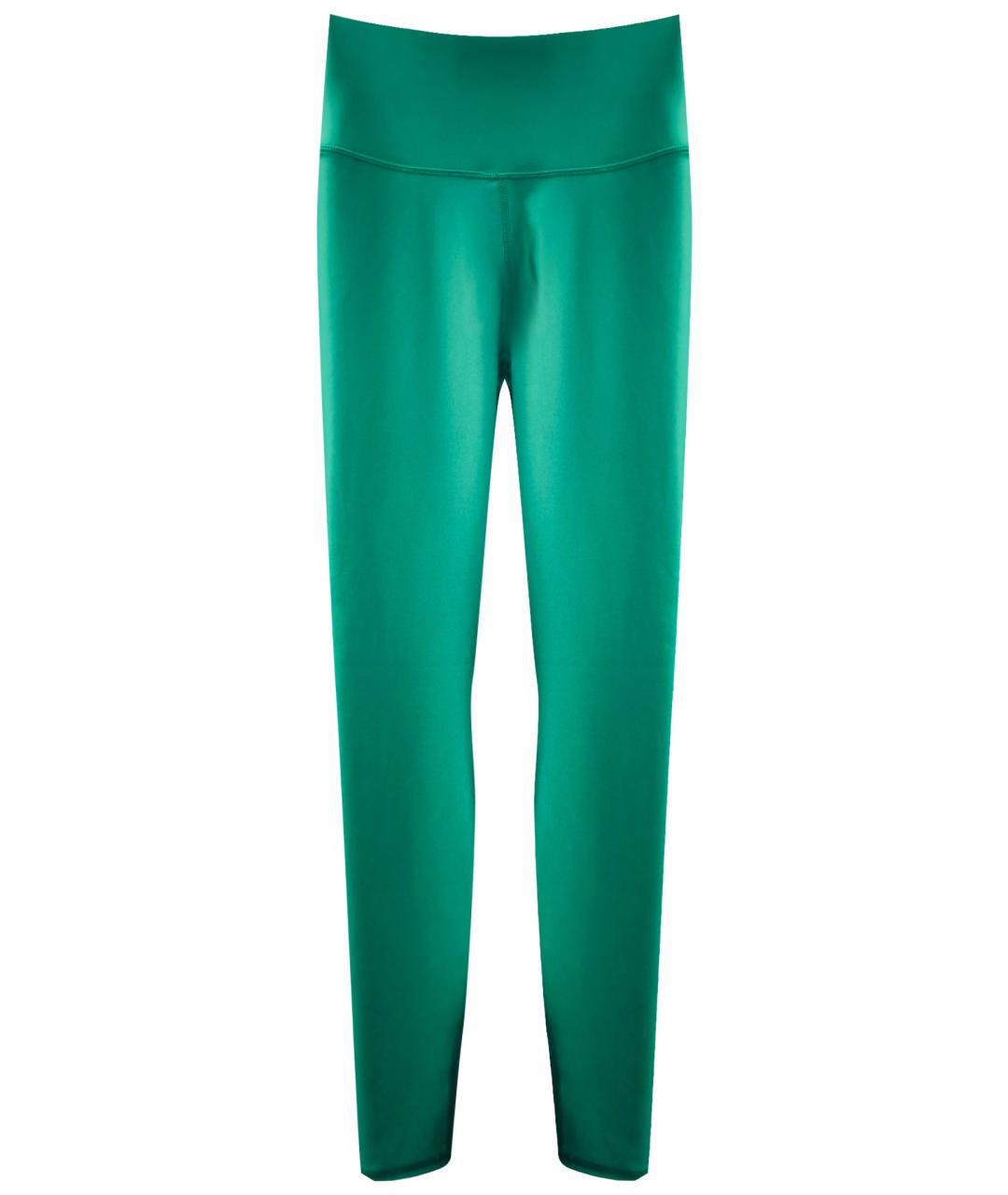ALO YOGA Зеленые синтетические леггинсы и велосипедки, фото 1