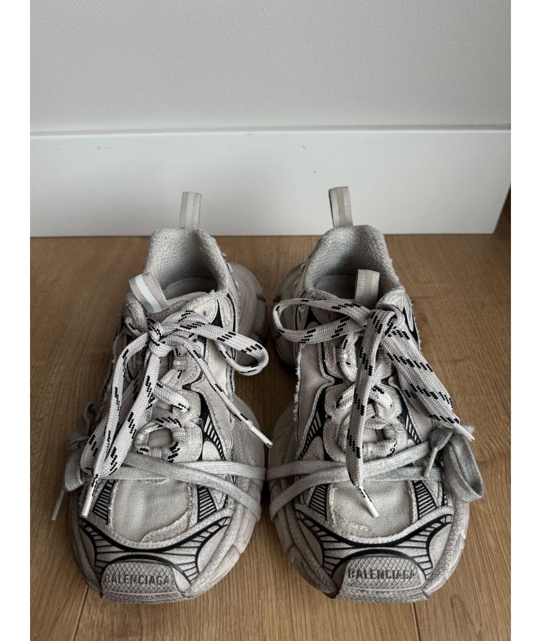 BALENCIAGA Серые текстильные кроссовки, фото 2