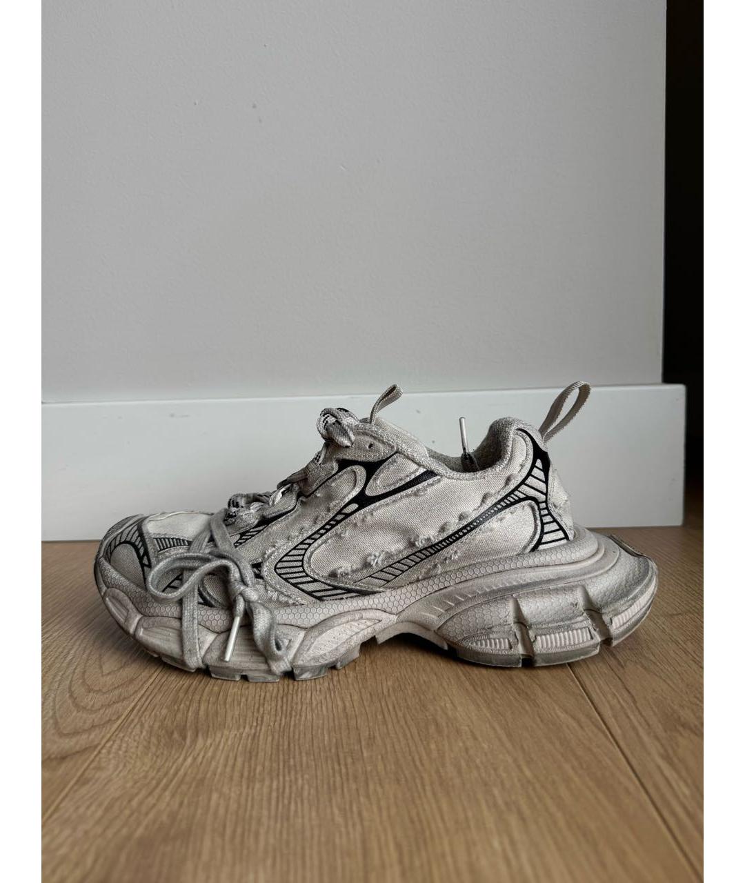 BALENCIAGA Серые текстильные кроссовки, фото 9
