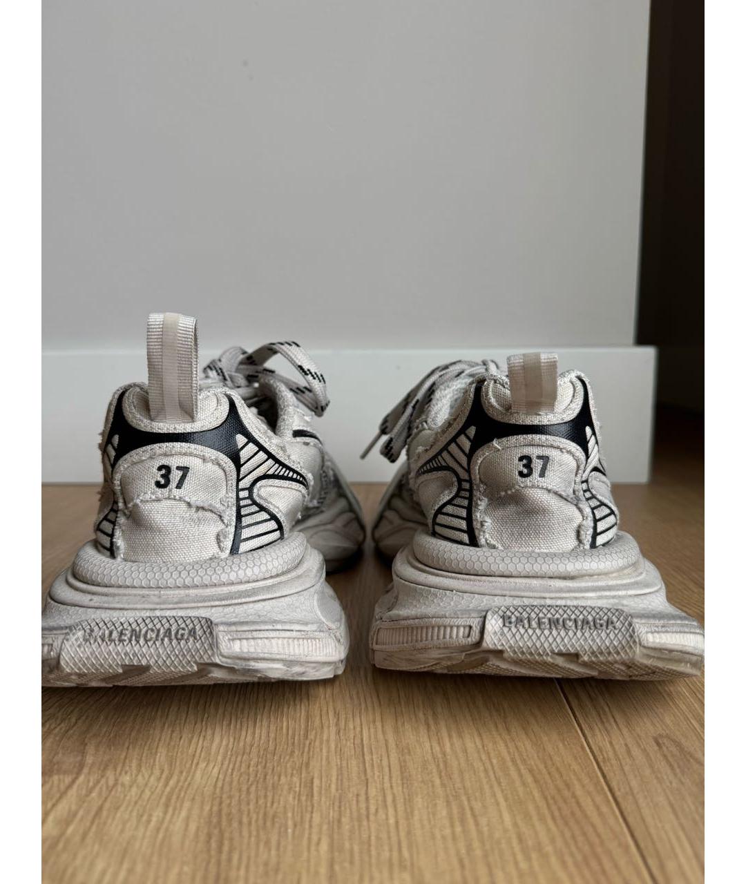 BALENCIAGA Серые текстильные кроссовки, фото 4