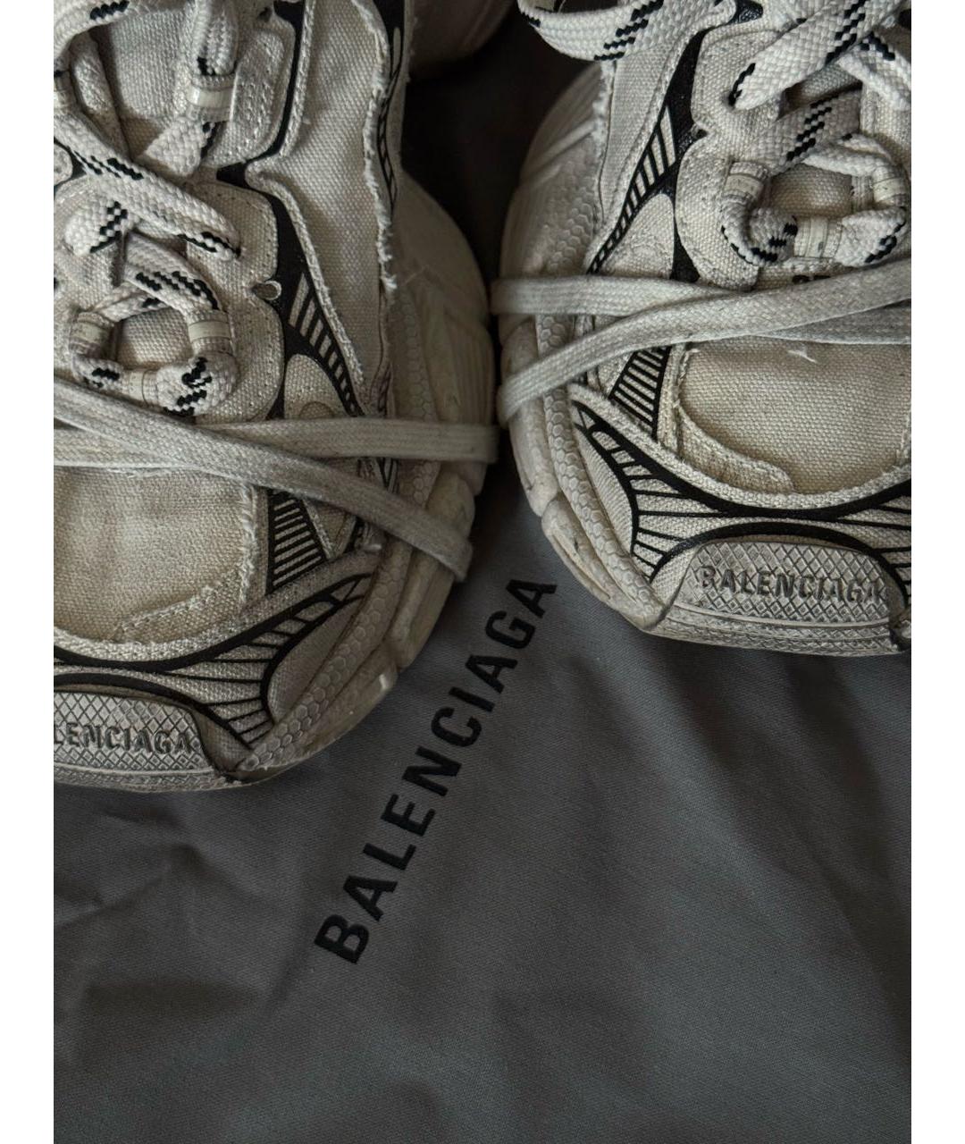 BALENCIAGA Серые текстильные кроссовки, фото 6