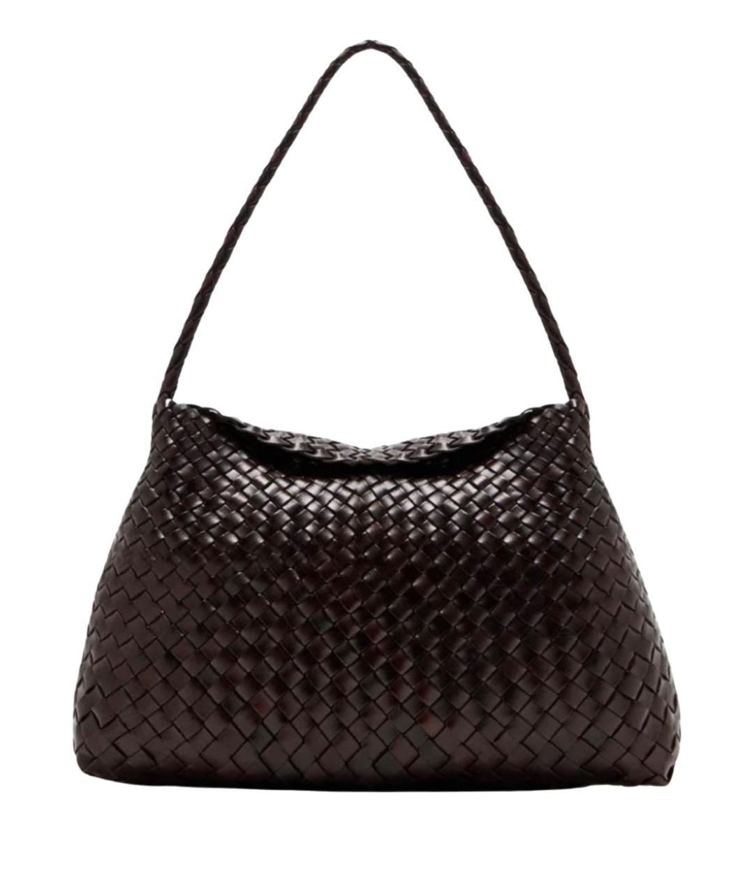 Dragon Diffusion Коричневая кожаная сумка через плечо, фото 1