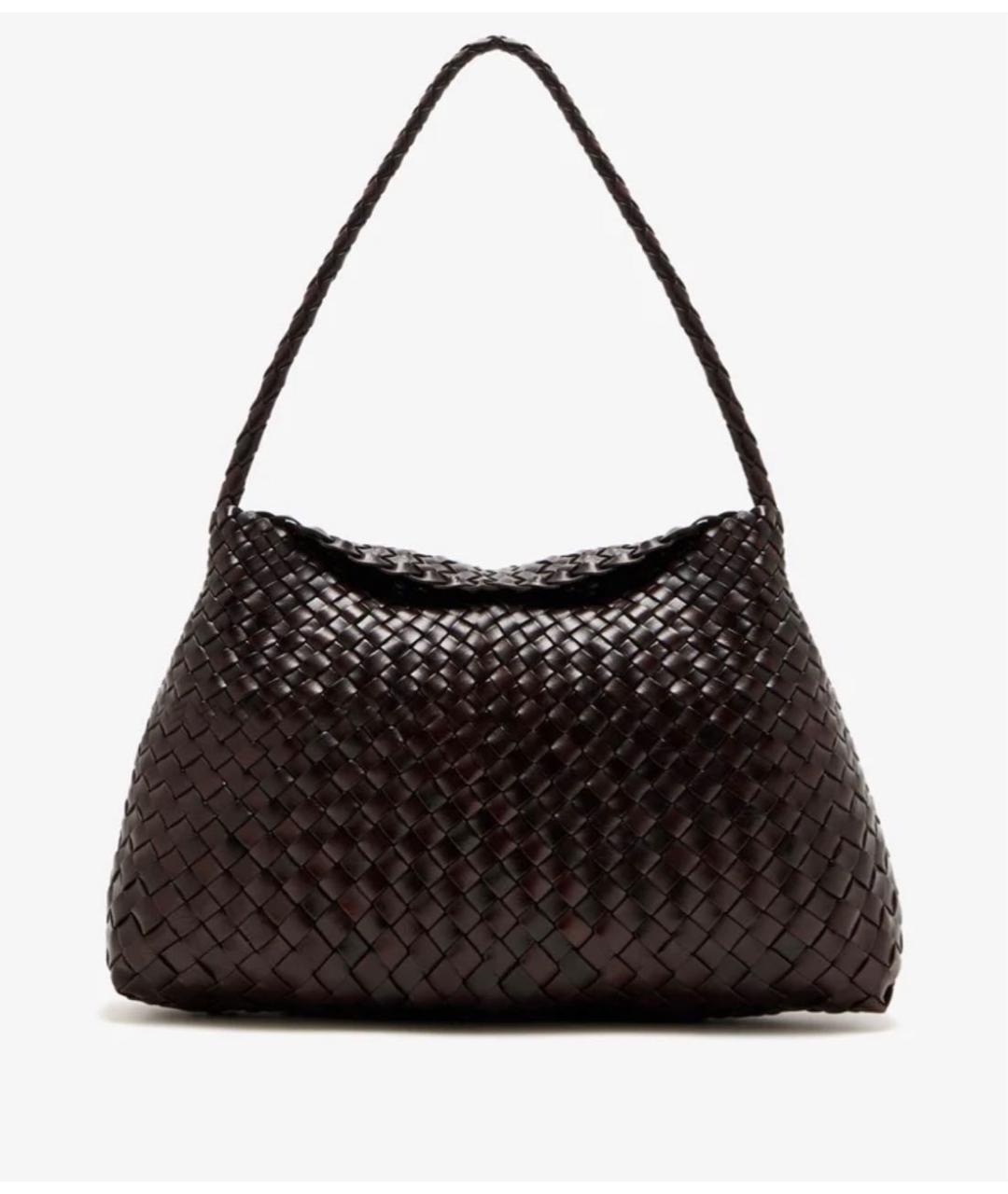 Dragon Diffusion Коричневая кожаная сумка через плечо, фото 6