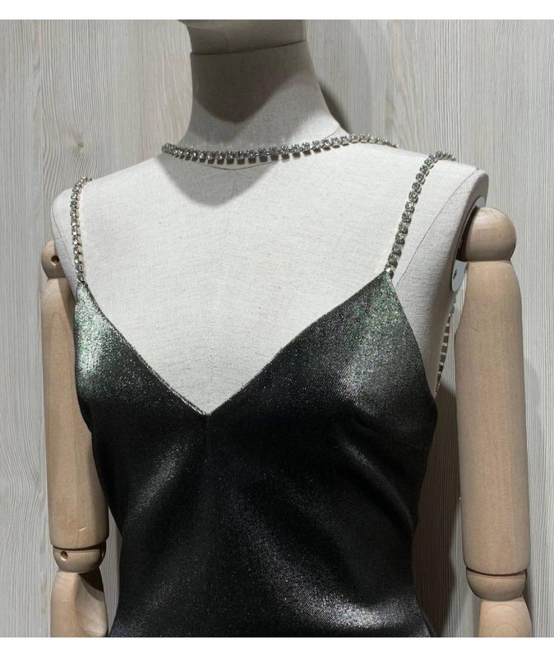 AREA Хлопковое коктейльное платье, фото 4