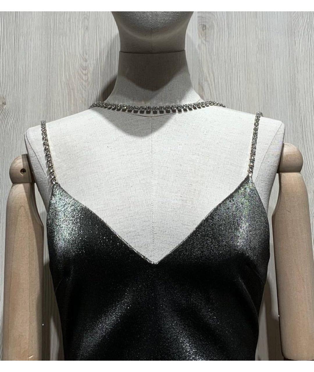 AREA Хлопковое коктейльное платье, фото 3