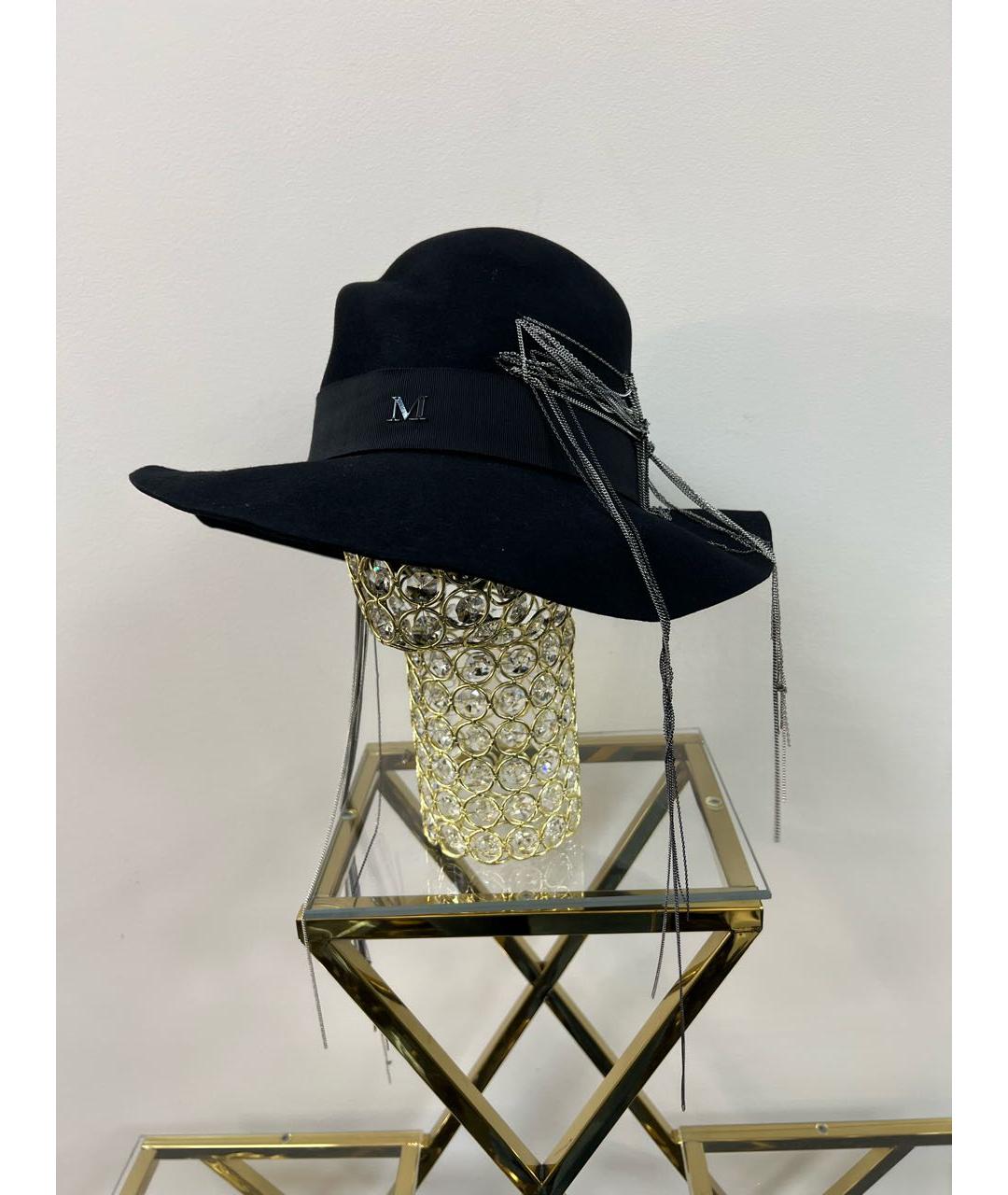 MAISON MICHEL Черная шляпа, фото 9