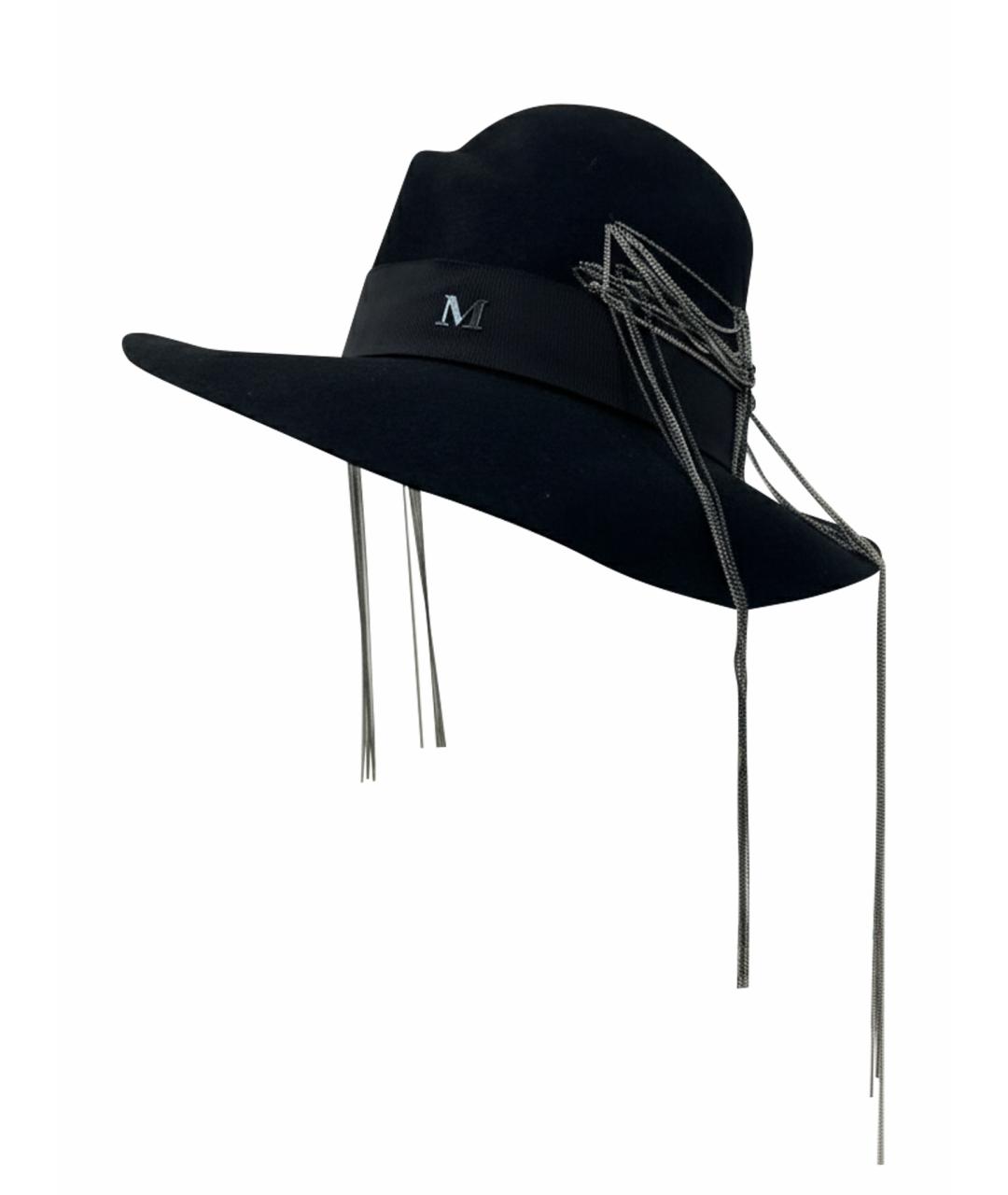 MAISON MICHEL Черная шляпа, фото 1