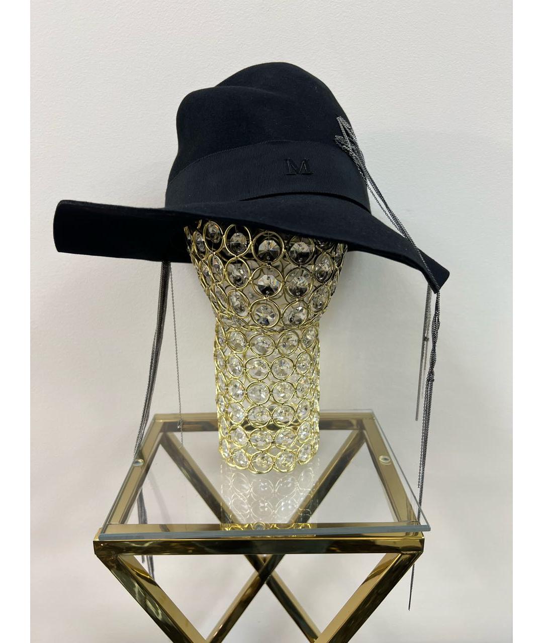 MAISON MICHEL Черная шляпа, фото 4