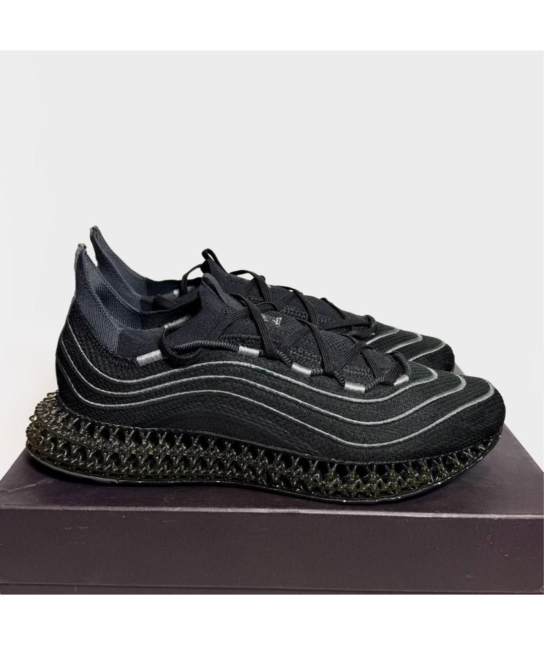 ADIDAS Черные текстильные низкие кроссовки / кеды, фото 9