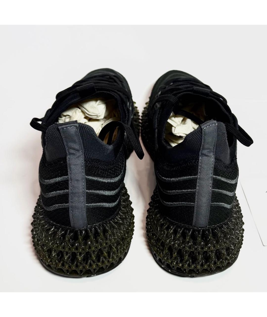 ADIDAS Черные текстильные низкие кроссовки / кеды, фото 4