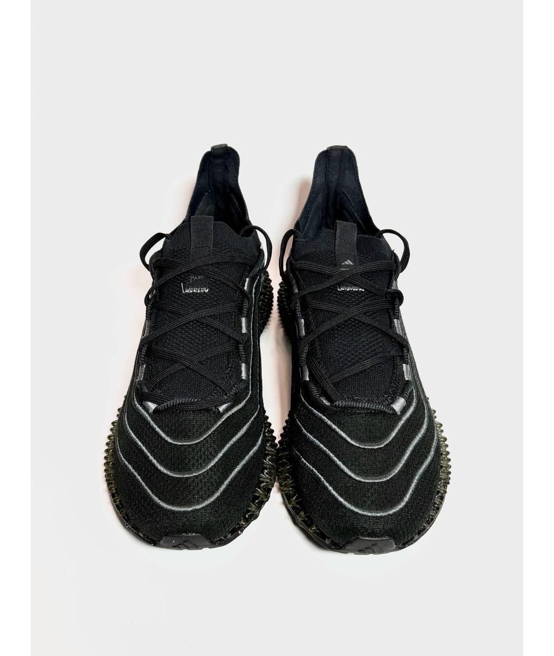 ADIDAS Черные текстильные низкие кроссовки / кеды, фото 2