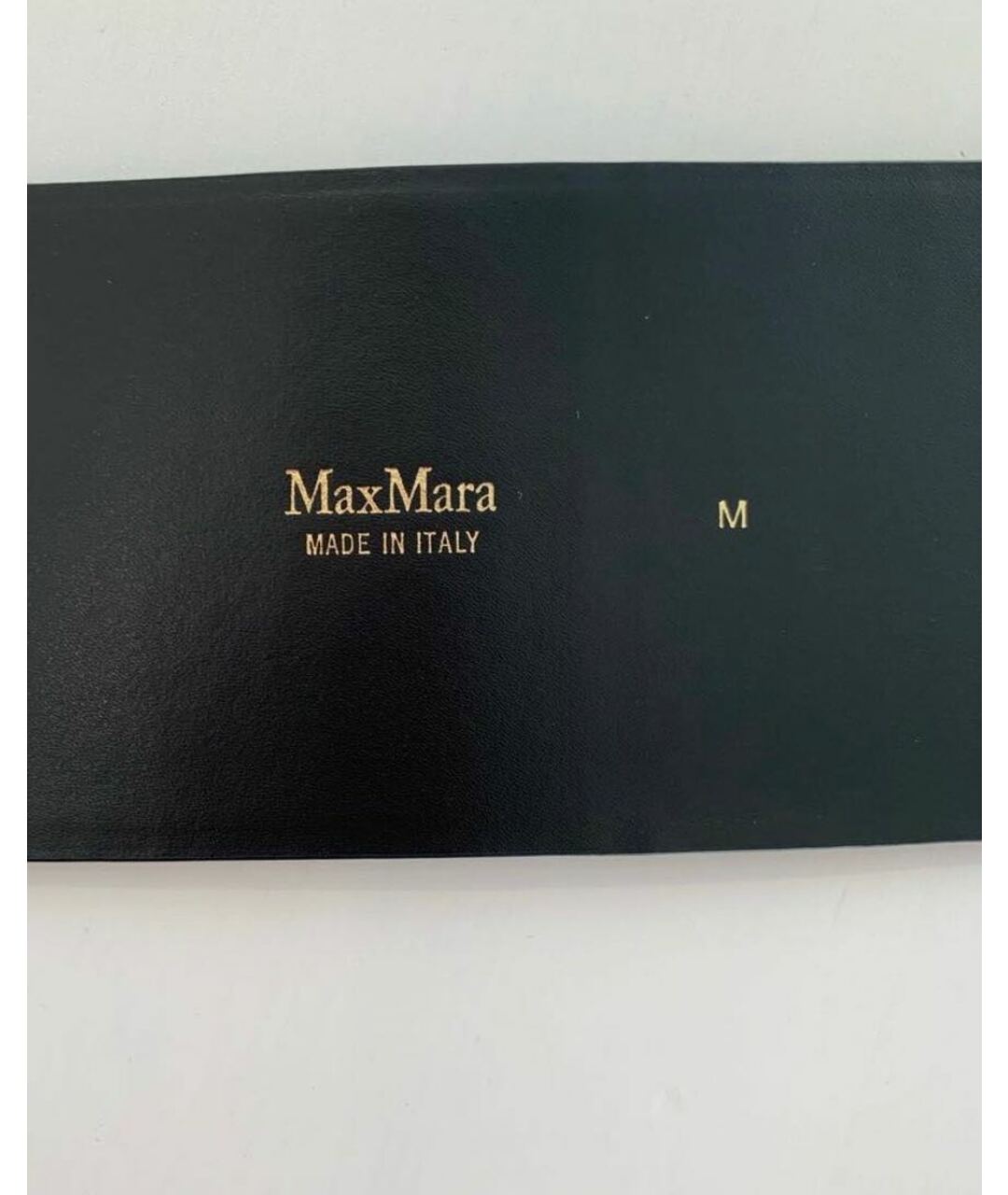 MAX MARA Черный кожаный ремень, фото 3