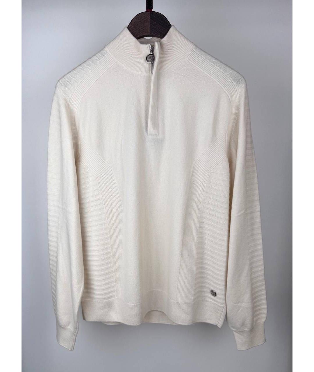 STEFANO RICCI Белый кашемировый кардиган, фото 4