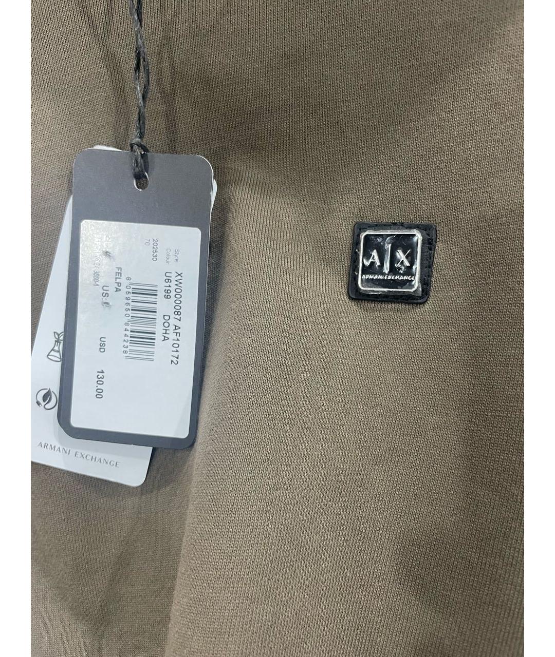 ARMANI EXCHANGE Коричневый хлопковый спортивные костюмы, фото 3