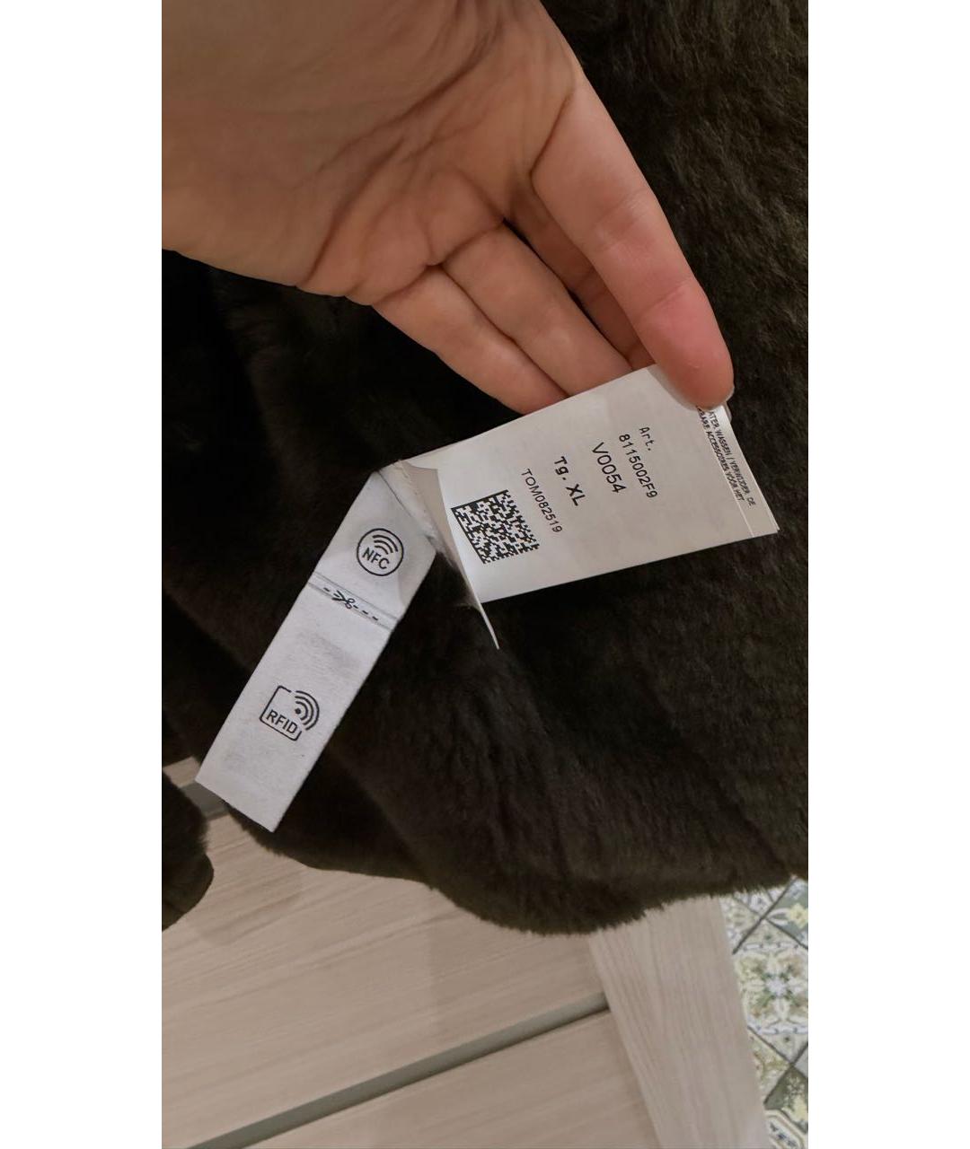 STONE ISLAND Хаки замшевая дубленка/шуба, фото 6