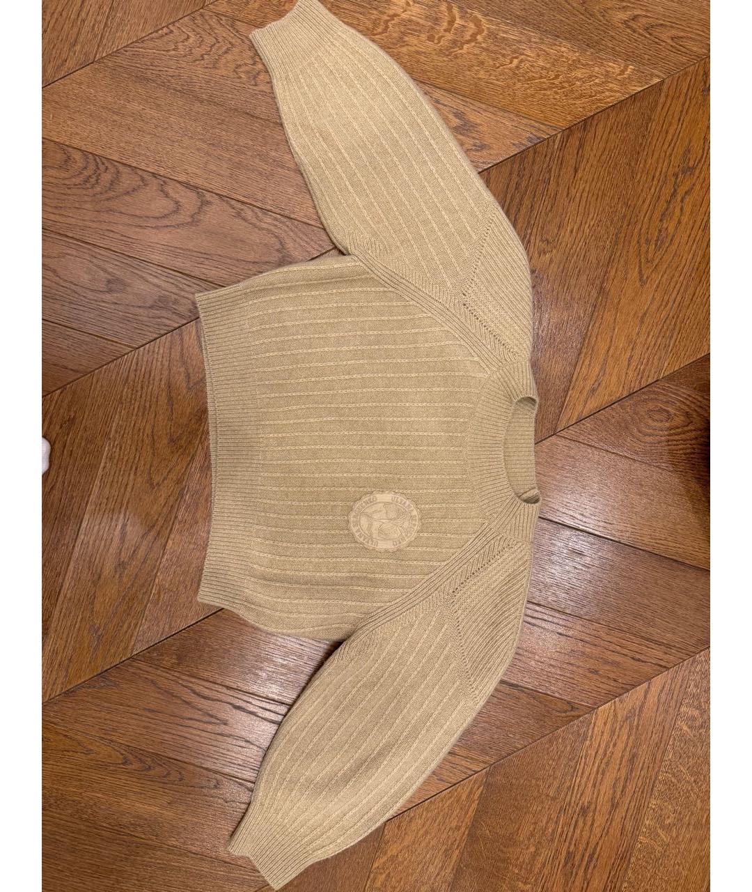 ULYANA SERGEENKO Коричневый кашемировый джемпер / свитер, фото 7